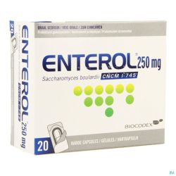 Enterol 250mg Caps Harde Dur S/blister 20x250mg