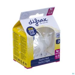 Difrax sucette dental 0-6 nuit