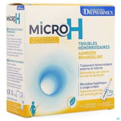 Micro h gel monodose 10 x 5ml