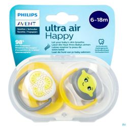 Philips Avent Fopspeen +6m Air Lemon 2