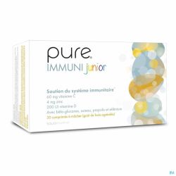 Pure Immuni Junior Kauwtabl 30