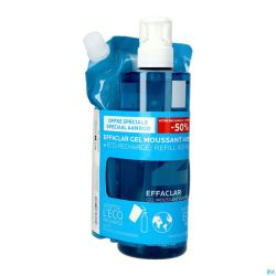 Lrp Effaclar Gel Mouss.400ml + Refill 400ml -50%