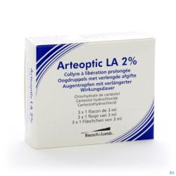Arteoptic La 2% Collyre Fl 3x3ml 20mg/ml
