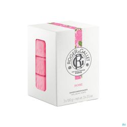 ROGER&GALLET ROSE BOITE 3 SAVONS 100G