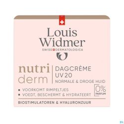 Widmer Nutriderm Dagcrème Uv 20 Zonder Parfum 50ml