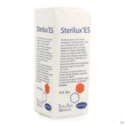 Sterilux Es Cp N/St 8Pl 5X 5Cm 100 4188005
