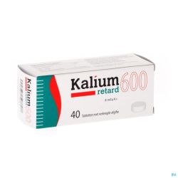 Kalium Retard 600 Comp 40X600Mg