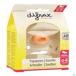 Difrax Sucette Silicone Mini-dental Girl 0-6m 799