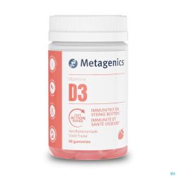 Vitamine D 1000iu Fraise Gummies 60 Metagenics