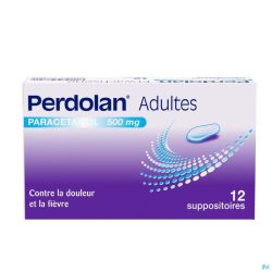 Perdolan Supp Ad 12X500Mg