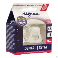 Difrax Sucette Dental +18 Nuit