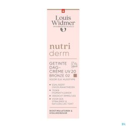 Widmer Nutriderm Getinte Dagcrème Uv 20 Bronze 02 Z Parfum 30ml