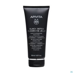 APIVITA BLACK CLEANSING GEL FACE & EYES TUBE 150ML