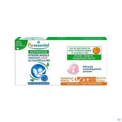 Puressentiel Respir.unidose Hyg. Nasal Bebe 30X5Ml