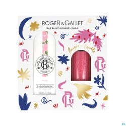 Roger&gallet Kerstset Rose 100ml + Kaars