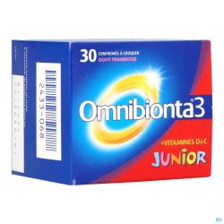 Omnibionta-3 Junior Framboise Comp A Croquer 30