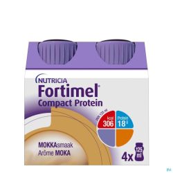 Fortimel Compact Protein Moka 4X125Ml
