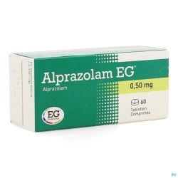 Alprazolam Eg Comp 60X0,50Mg