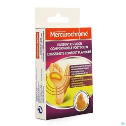 Mercurochrome Kussentjes Comfortabele Voetzolen