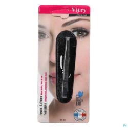 Vitry Classic Pince Epiler Droit Inox 1012