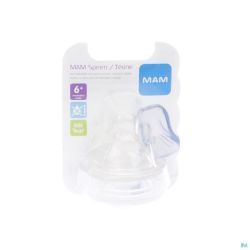 Mam tetine silicone spill-free teat