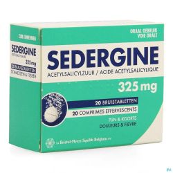 Sedergine 325Mg Comp Efferv. 20 Nf