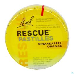Bach Rescue Pastilles Orange Sans Sucre 50G