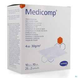 Medicomp Cp Ster 4Pl 10X10Cm 30G 25X2