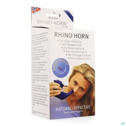 Rhino Horn Neusspoeler Blauw