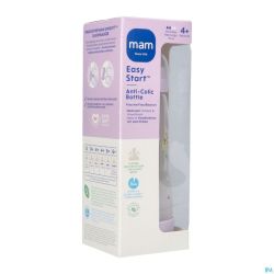 Mam Easy Start A/colic Zuigfl.pure Matt Lilac320ml