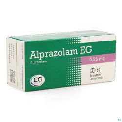 Alprazolam Eg Comp 60X0,25Mg