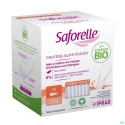 Saforelle protege slips format pocket 24