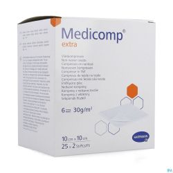 Medicomp Kp Ster Extra 6l 10x10cm 30g 25x2