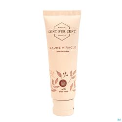 Cent Pur Cent Creme Mains Baume Miracle Tube 50ml