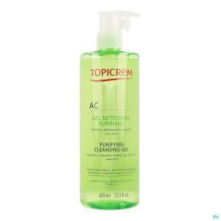 Topicrem Ac Gel Nettoyant Purifiant Tube 400Ml