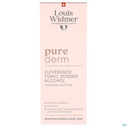 Widmer Purederm Zuiverende Tonic Zonder Alcohol 200ml