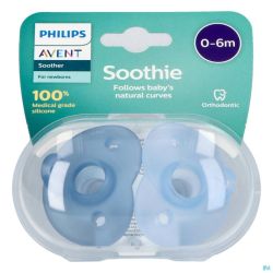 Philips avent sucette +0m soothie mix 2