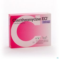 Clarithromycine Eg Comp 10X500Mg