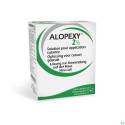 Alopexy 2 % Liquid Fl Pipette/spray 3x60ml