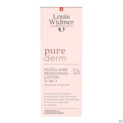 Widmer Purederm Micellaire Reinigingslotion Zonder Parfum 200ml