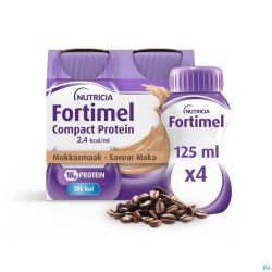 Fortimel Compact Protein 2.4kcal Mokka 4x125ml