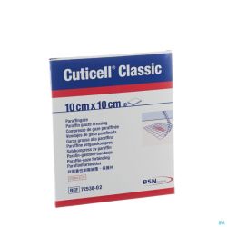 Cuticell Classic Gaaskompres 10,0x10cm 10 7253802