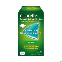 Nicorette Freshmint Gomme Mach 105X2Mg