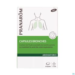 Pranarôm Aromaforce Bio Bronches Caps 30