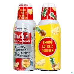 Xtraslim Draineur Max Duo 2X500Ml