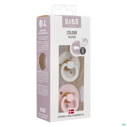 Bibs 1 Tetine Duo Haze/Blossom 2