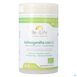 Be Life Ashwagandha 5000 Bio 180 Gélules