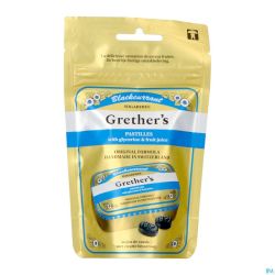 Grether's Pastilles Blackcurr.z/suiker Refill 110g