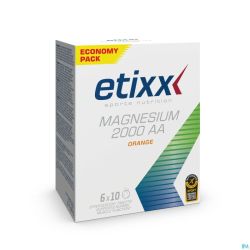 Etixx Magnesium 2000 Aa Comp Efferv. 6x10