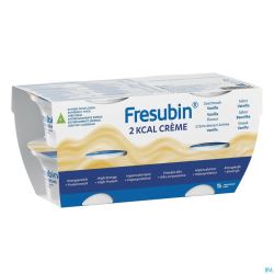 Fresubin 2Kcal Creme Vanille Pot 4X125G